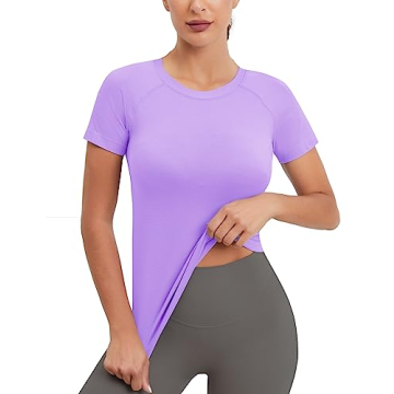 MathCat Seamless Women's Short Sleeve Workout Shirt