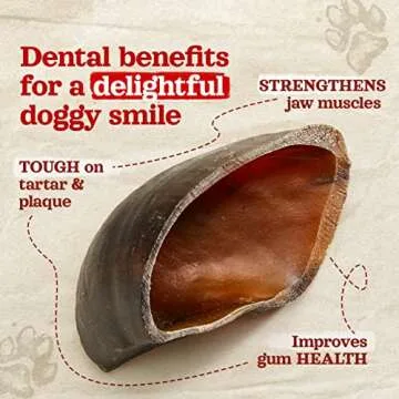 Natural Farm Cow Hooves - Odor-Free Dog Treats for All Breeds