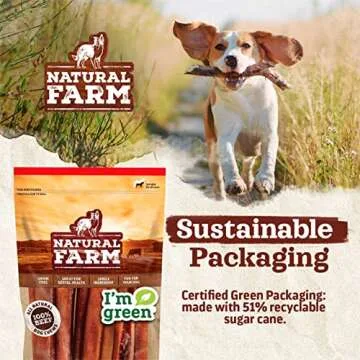 Natural Farm Cow Hooves - Odor-Free Dog Treats for All Breeds