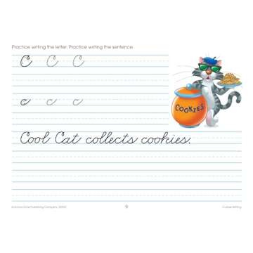 School Zone - Cursive Writing Workbook - 32 Pages, Ages 8 to 10, 3rd Grade, 4th Grade, Practice Handwriting, Tracing, Letters, and More (School Zone I Know It!® Workbook Series)