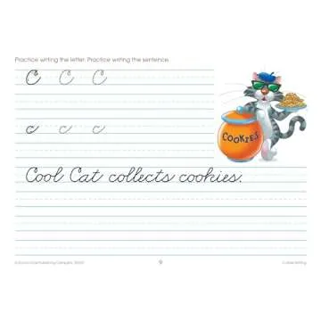 School Zone - Cursive Writing Workbook - 32 Pages, Ages 8 to 10, 3rd Grade, 4th Grade, Practice Handwriting, Tracing, Letters, and More (School Zone I Know It!® Workbook Series)