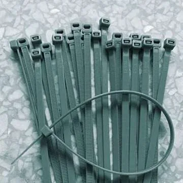 100 Pcs Dark Green Nylon Garden Cable Zip Ties Self Locking