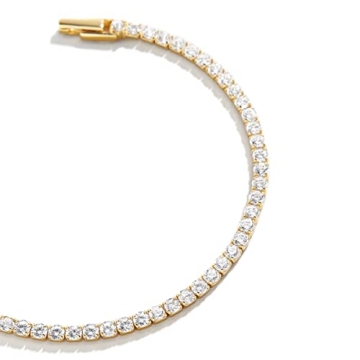 Pearich 14k Gold Filled Tennis Bracelet | Stunning Gold Link Design