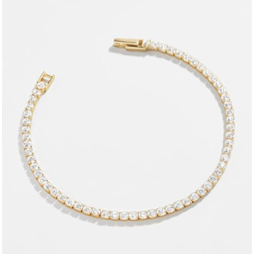 Elegant Pearich 14K Gold Tennis Bracelet - Sparkling Design