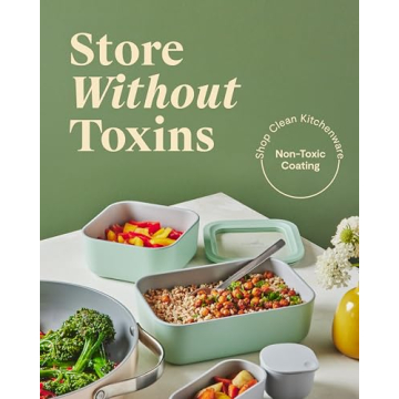 Caraway Glass Food Storage Containers - Elegant & Eco-Friendly