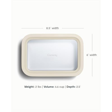 Caraway Glass Food Storage Containers - Elegant & Eco-Friendly