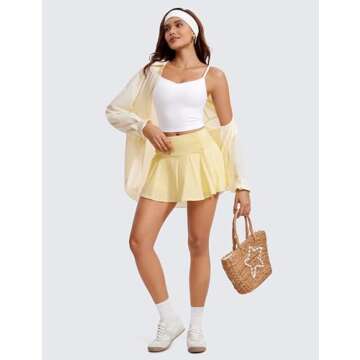 CRZ YOGA Butterluxe Women's Sports Bra - Adjustable Comfort