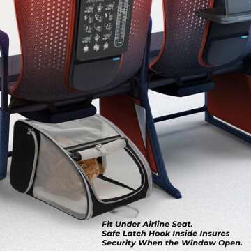 Lollimeow Cat Backpack Carrier, Ideal for Small Animals & Puppies, Outdoor Adventures, Vet Transport. Fully Ventilated Design for Ultimate Comfort On-The-Go