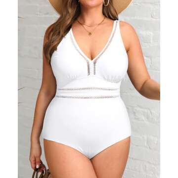 Daci Plus Size One Piece Swimsuit for All Sizes
