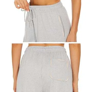 Choosefree Women's Lightweight Sweatpants Lounging Loose Yoga Pants with 3 Pockets