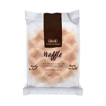 Bindi Belgian Pearl Sugar Waffles (6 x 3.5 Ounce)