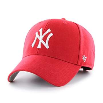 MLB New York Yankees Men's '47 Brand Bullpen MVP Cap - Red, One-Size