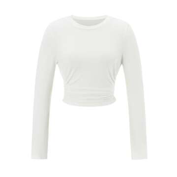 Y2k Skinny Long Sleeve Backless Crop Tops Square Neck Bodycon Shirts Cut Out Pullover Cami Streetwear