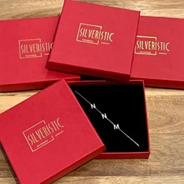 925 Sterling Silver Personalized Initial Necklace for Her