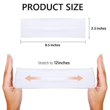 16 Pack Non-Slip Headbands for Women - Great for Sports