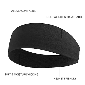 16 Pack Non-Slip Headbands for Women - Great for Sports