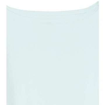 Amazon Essentials Aqua Blue Boat Neck T-Shirt