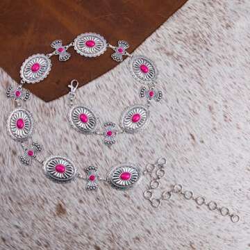 Stylish Adjustable Western Chain Belt for Women