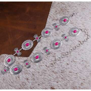 Stylish Adjustable Western Chain Belt for Women