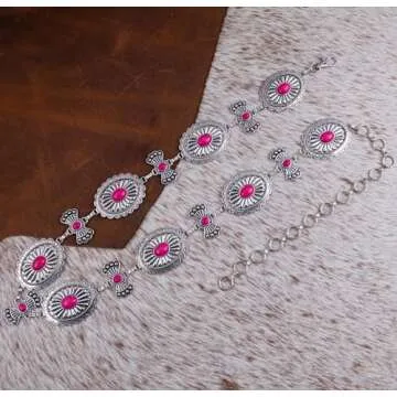 Stylish Adjustable Western Chain Belt for Women