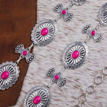 Stylish Adjustable Western Chain Belt for Women