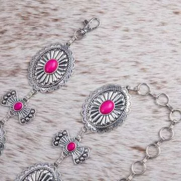 Stylish Adjustable Western Chain Belt for Women