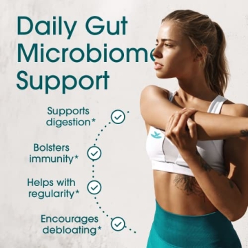 Vegan Probiotic for Digestive Health - 80% More Potent