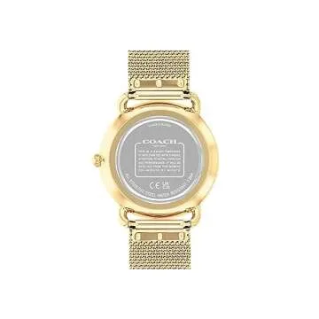 Coach Elliot Women's Watch | Elegant and Sophisticated Stles Combined | Premium Quality Timepiece for Everyday Wear | Water Resistant | (Model 14504208)