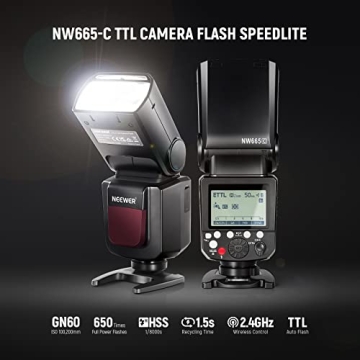 NEEWER NW665-C Speedlite Flash - Powerful & Versatile Lighting