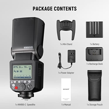 NEEWER NW665-C Speedlite Flash - Powerful & Versatile Lighting