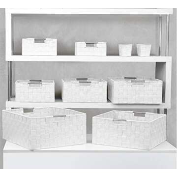 Sorbus 9-Piece Storage Baskets Set for Organized Living