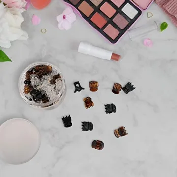 YOHAMA Durable Mini Hair Claw Clips for All Ages