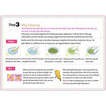 Crazy Cart 27.6" Upgrade Version Wig Gradient color Long Hair Women and Girl Cosplay Party Costume Wig (Light Green, Purple)