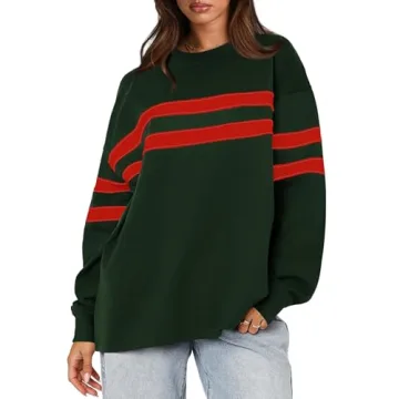 WIHOLL Sweatshirts for Women Loose Fit Casual Crew Neck Tops Fall Outfits 2024 Long Sleeve Pullover ...