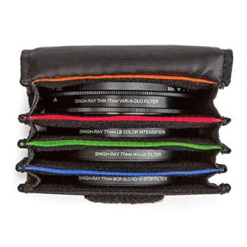 MindShift Gear Filter Nest Mini Filter Pouch - Organize Up to 4 Round Filters