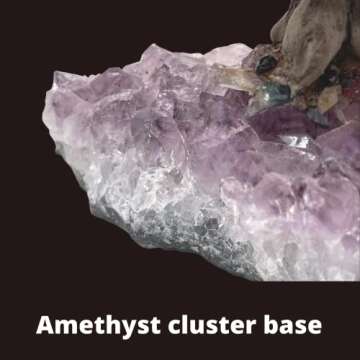 Gemspire Rose Quartz Tree - Natural Rose Quartz Crystal Tree for Positive Energy, Feng Shui & Money-...