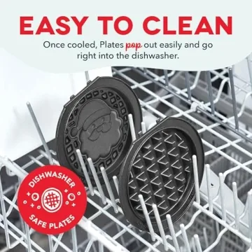 DASH Mini Waffle Maker with Versatile Plates for Fun Cooking