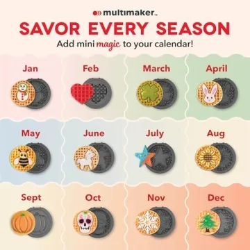 DASH Mini Waffle Maker with Versatile Plates for Fun Cooking