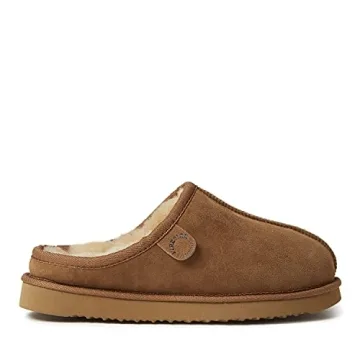 Fireside by Dearfoams Men's Grafton Shearling Slippers