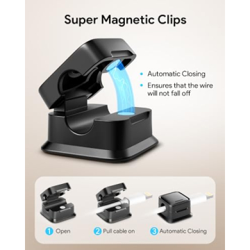Magnetic Cord Organizer for Easy Cable Management