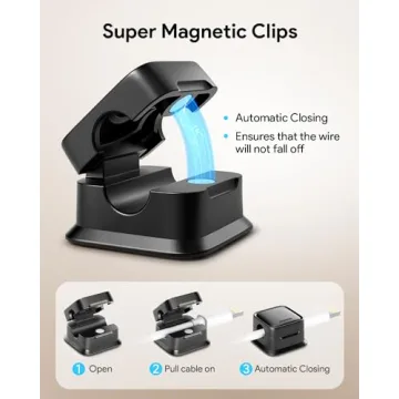 Magnetic Cord Organizer for Easy Cable Management