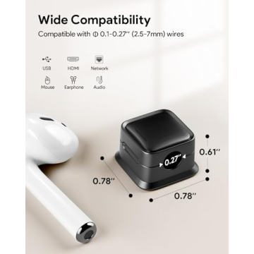 Magnetic Cord Organizer for Easy Cable Management