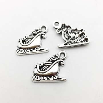 Mixed 75 pcs Christmas Charms for DIY Jewelry Making