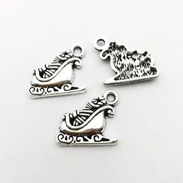 Mixed 75 pcs Christmas Charms for DIY Jewelry Making