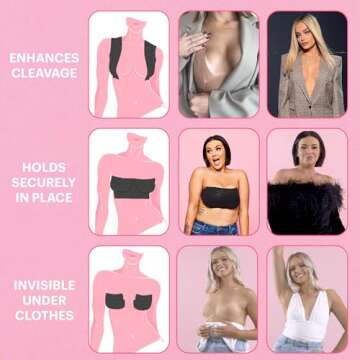 Booby Tape Original Boob Tape, Instant Breast Lift, Replace Your Bra, Latex-Free, Hypoallergenic Adhesive Body Tape, 5 meters, Brown, 1 Count