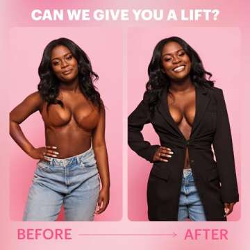 Booby Tape Original Boob Tape, Instant Breast Lift, Replace Your Bra, Latex-Free, Hypoallergenic Adhesive Body Tape, 5 meters, Brown, 1 Count