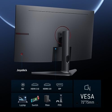 KOORUI 32 Inch Curved Gaming Monitor QHD 170Hz HDR10