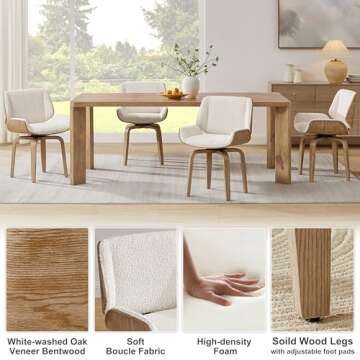 Art Leon Swivel Desk Chair - Elegant & Ergonomic Design