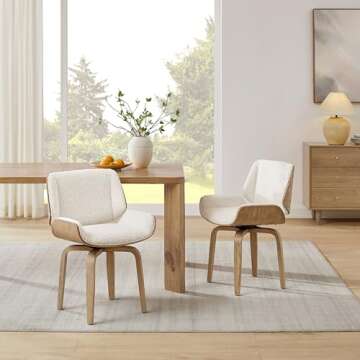 Art Leon Swivel Desk Chair - Elegant & Ergonomic Design