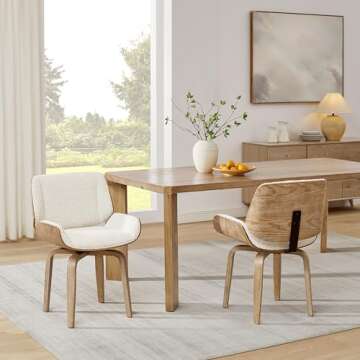 Art Leon Swivel Desk Chair - Elegant & Ergonomic Design